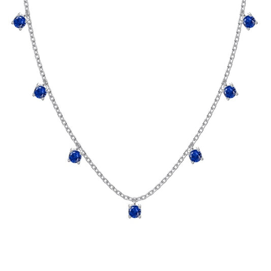 Necklace of Sapphire Elegance